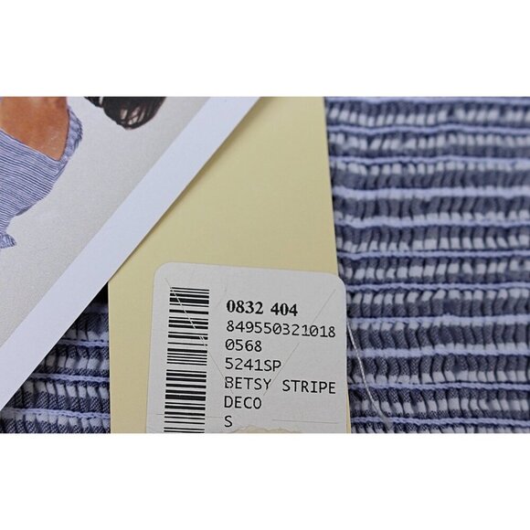 New with Tags - Nation LTD- Betsy Striped Dress with Smocked Bodice, sz Small - Picture 10 of 14